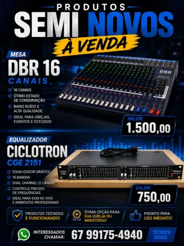 MESA DBR 16 - EQUALIZADOR CICLOTRON