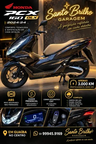 Honda PCX 160 estado de zero km 3.500