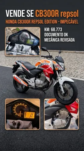 CB300 Repsol Edição Limitada