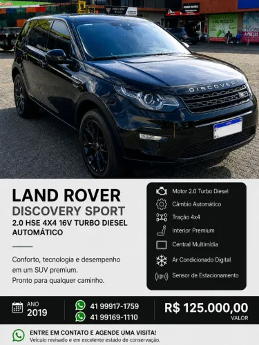 Land Rover Discovery Disc. SP. HSE 2.0 Bi-TB 240cv Die. Aut. 2019