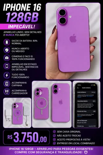 Celular iPhone 16