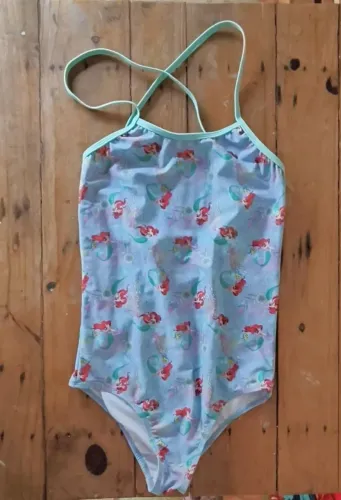 Conjunto de banho da pequena sereia tamanho 12 anos 
