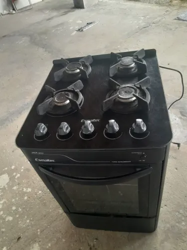 Fogao esmaltec 4 bocas tampa de vidro