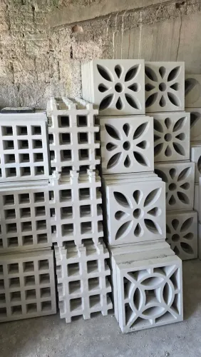 Cobogós de Concreto usinado 39cmx39cm 
