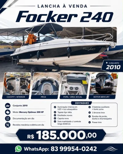 Barco / Lancha Focker 240