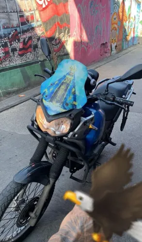 MOTO IMPECÁVEL COM A ELÉTRICA TODA DA LANDER 2024 CHICOTE, MÓDULO, PAINEL E TRASEIRA .