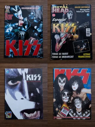 LOTE KISS | Itens de Coleção (Revistas e DVDs)