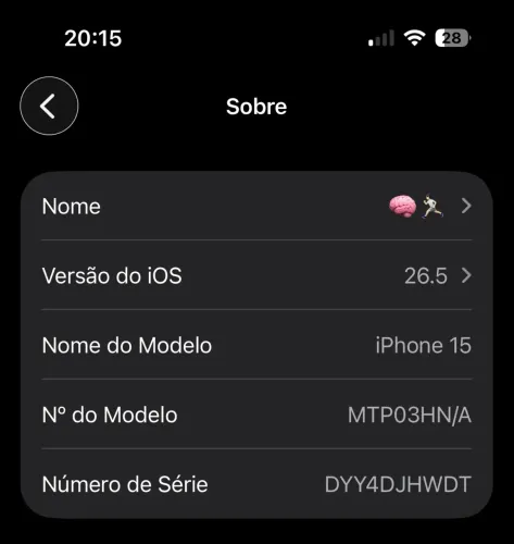 Iphone 15 preto 