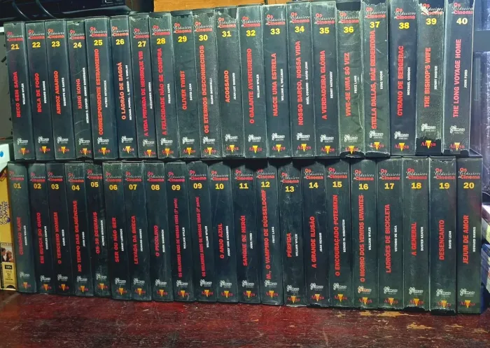 Coleção Os Clássicos do Cinema Vhs Legendados