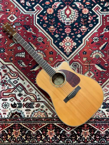 Violão Eletroacústico Fender CD-220SCE Ovangkol - Natural (Original)