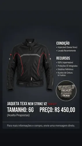 JAQUETA TEXX NEW STRIKE V2 6G