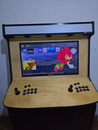Arcade Muitijogos com Smar TV 32",Home Theater e PC