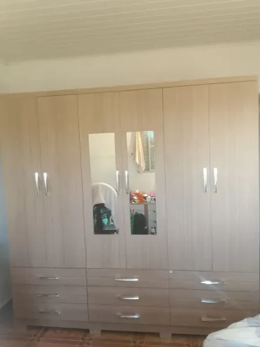 Guarda roupa casal usado bem conservado entrega e montagem grátis