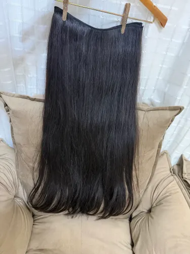 Conjunto 2 telas cabelo humano Vietnã classe A 75 cm 