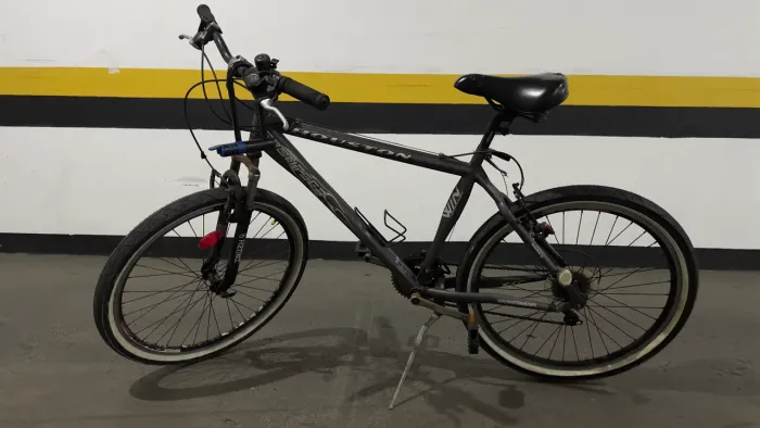 Bicicleta Houston Frontier. Amortecedor. Banco Gel. Câmbio Shimano