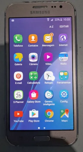 Celular Samsung Galaxy J2 com TV digital