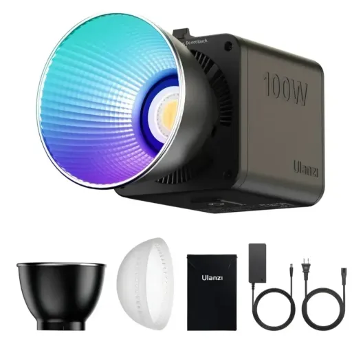 Iluminador LED RGB Ulanzi 100W Profissional com Bateria Integrada