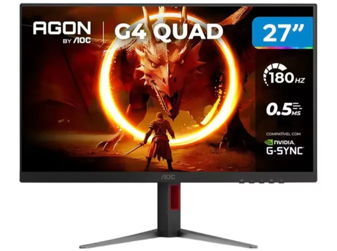 Monitor gamer AOC 27 QHD 180hz