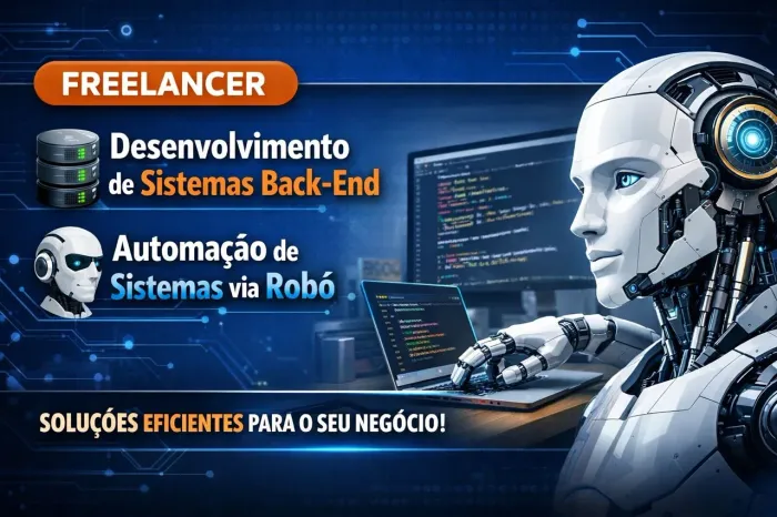 Desenvolvimento de sistemas, API e automação de processos