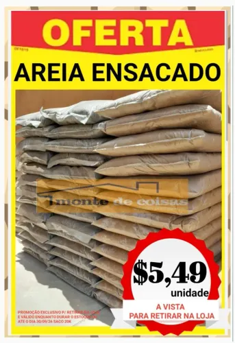 AREIA ENSACADO !! PROMOÇÃO !!
