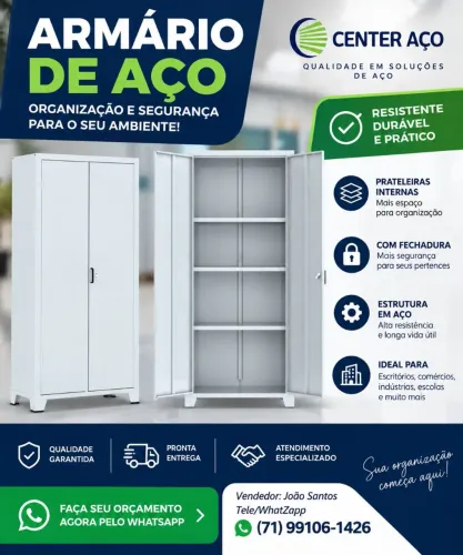 Armario 1,90x0,80 2 portas