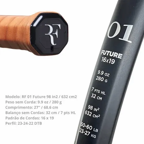 Raquete de tênis Wilson RF 01 Future, 280 gramas, L3
