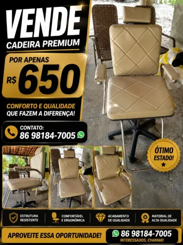 cadeira para salão de cabeleireiro masculino