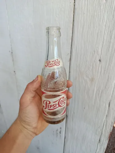 Garrafa antiga da Pepsi de 1961