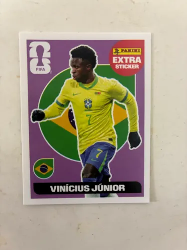 Figurinha Vini Jr Legend Copa 2026 Roxa Panini