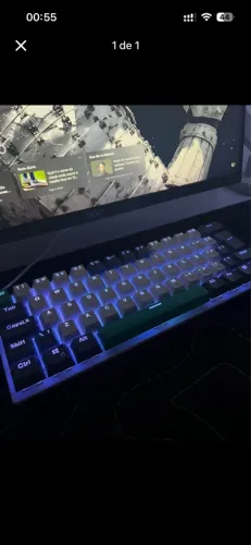Teclado Mecânico MACHENIKE K500-B61 BROWN