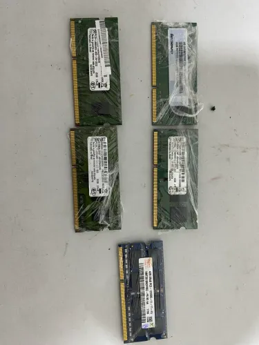 5 pentes de memória se notebook