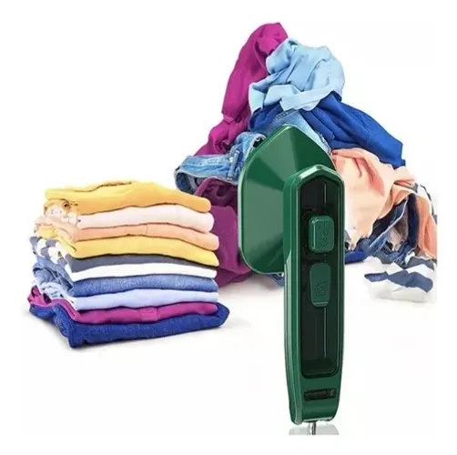 Mini Ferro De Passar Roupa Viagem Cabe Na Mala Bolsa Bivolt