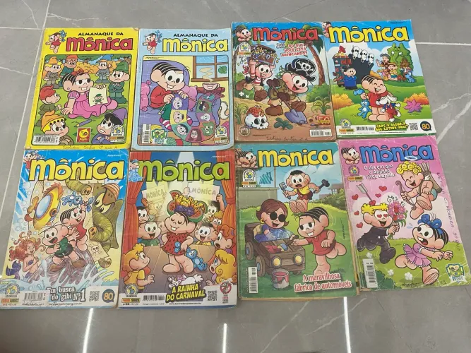 Gibis da turma da Mônica -Lote com 20 ,7almanaques, edições especiais e edições comuns