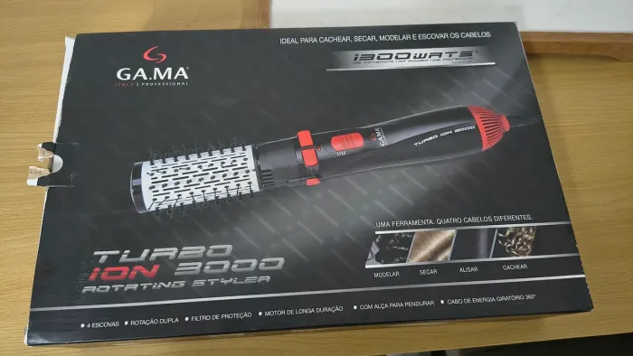 Escova Rotativa GA.MA Italy Turbo Ion 3000 - 220V (Seminova na Caixa)
