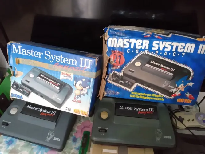 Master System 3 na caixa sem controle cada RS 390,00