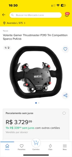 Aro volante Add onThrustmaster Sparco