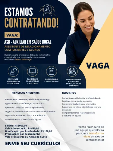 Vaga de Emprego - ASB ou TSB