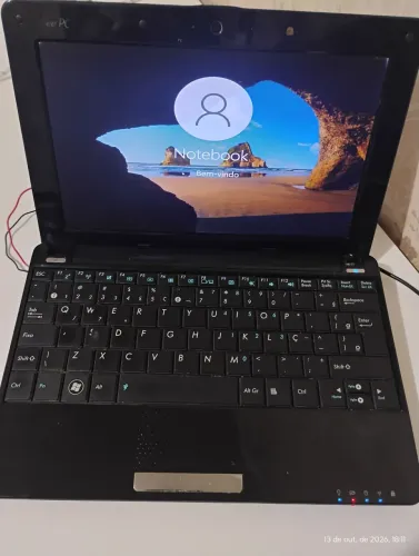 Netbook Asus tela 10 polegadas para peças ou conserto