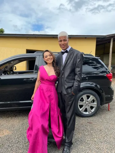 Vestido pink de festa, usado apenas uma única vez.