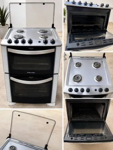 Fogão 6 bocas Electrolux com dois fornos