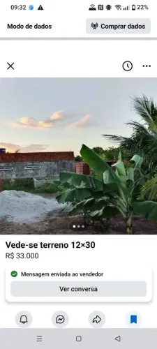 Vendo terreno murado 12×30 entre marcos moura e heitel 