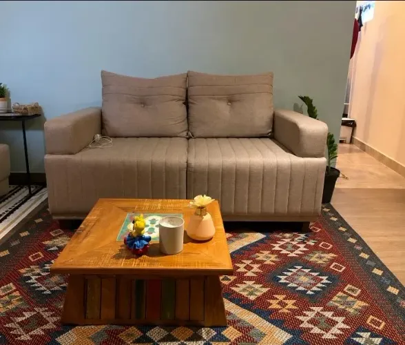 Sofá 2 Lugares Leona em Linho Bom Pastor