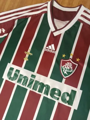 camisa original 2009 fluminense tricolor adidas tamanho g