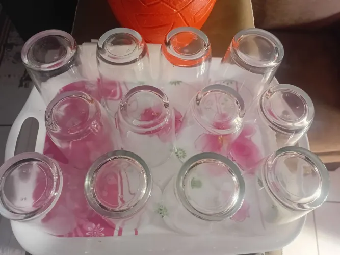 Bandeja de copos com 12 copos 20 reais