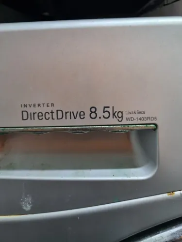 Lava e Seca LG Direct Drive 8,5kg (Com Defeito / Para Conserto ou Peças)