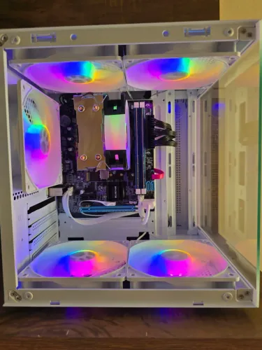 Computador Branco I5 16GB SSD 240GB Fonte 500W Gabinete 5 Fans Raibown
