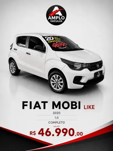 Fiat Mobi Like 1.0 Fire Flex 5P. 2020
