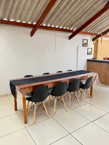 Mesa 8 lugares para área externa