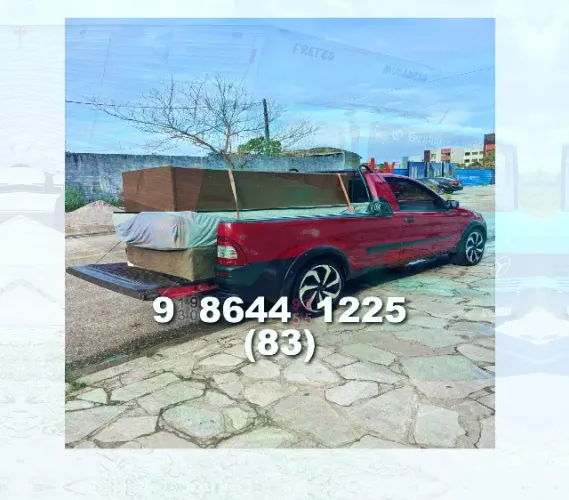 Frete rápido e seguro na sua mudança! Contato: 83?9?8644?1225. Chame agora!