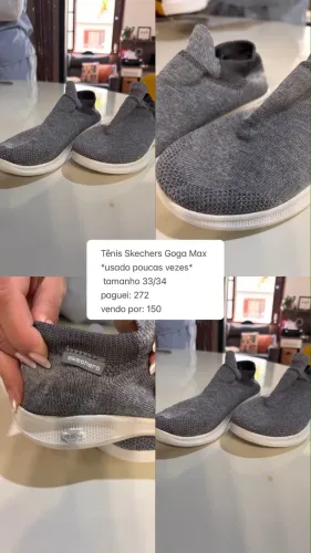 Tênis Skechers Goga Max *usado poucas vezes*
